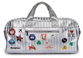 Cestovná taška Caroline Weekend Bag Jetsetter Silver Jeune Premier ergonomická luxusné prevedenie 50*25 cm