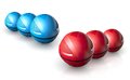 Vodný granát magnetický SpyraBlast Blue&Red Spyra protišmykový s gumeným povrchom znovupoužiteľný sada 6 kusov od 14 rokov